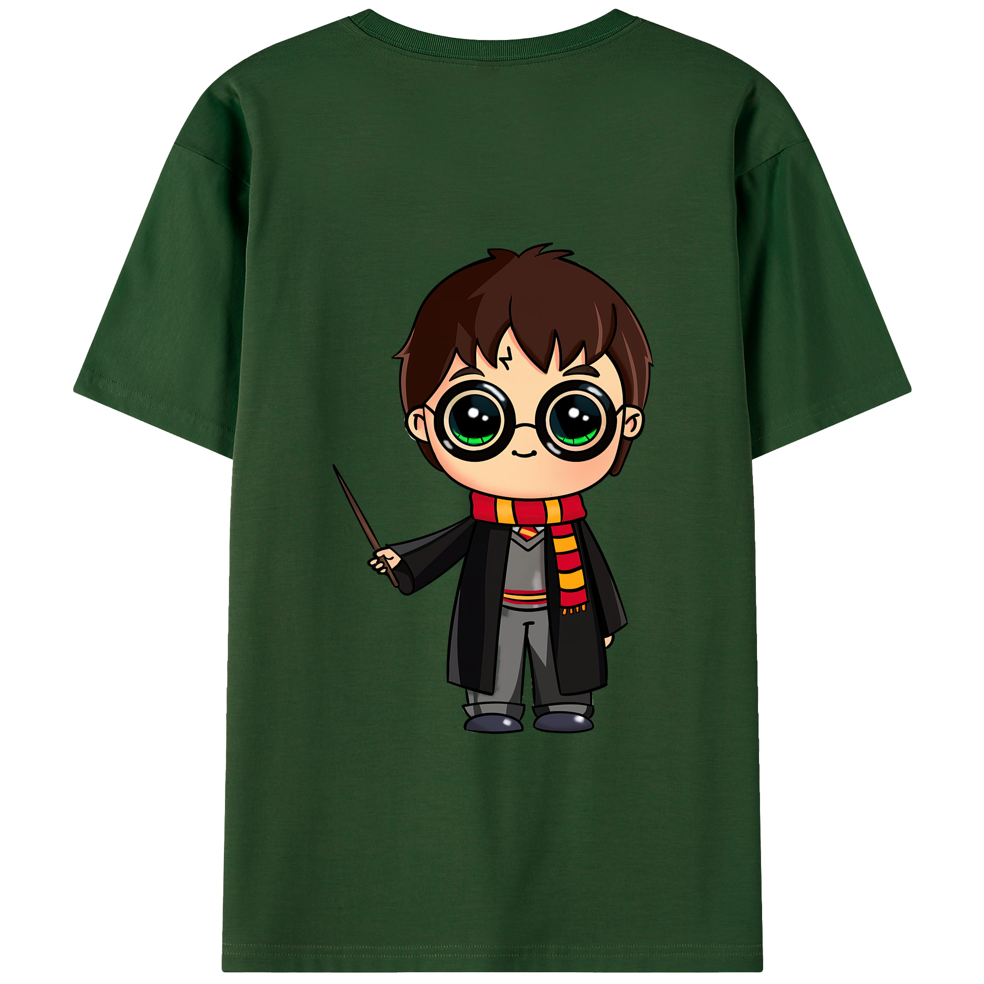 （画像用） Harry Potter ハリー・ポッターシリーズ 綿100％半袖Tシャツ（背面プリント）